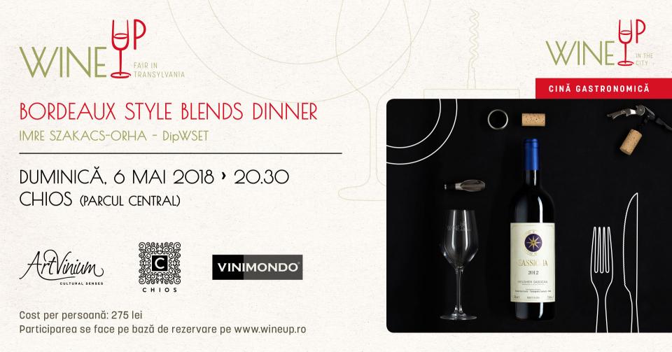 Bordeaux Style Blends Dinner