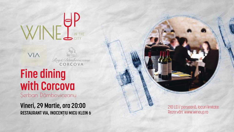 Fine dining with Corcova