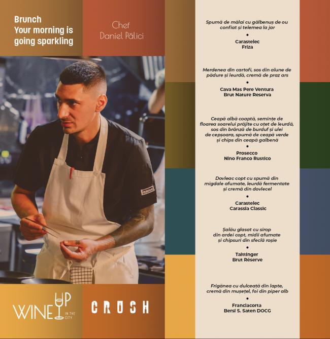Brunch: Your morning in going sparkling, Chef Daniel Pălici